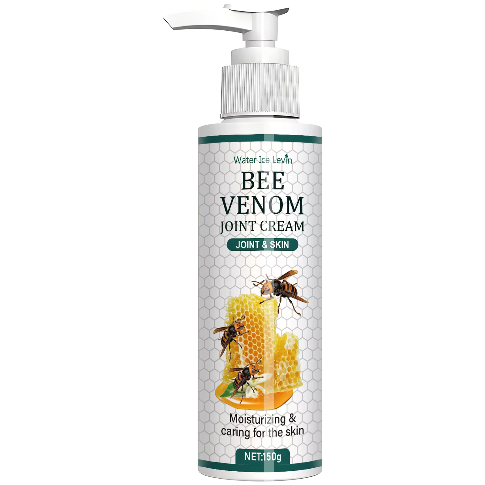 Crème de soin hydratante au venin d'abeille, formule hydratante hypoallergénique, adaptée aux hommes