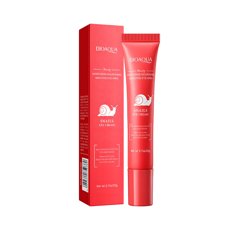 Crème Contour des Yeux Anti-Rides Efficace au Collagène, Réduit les Ridules, les Poches et les Cerne