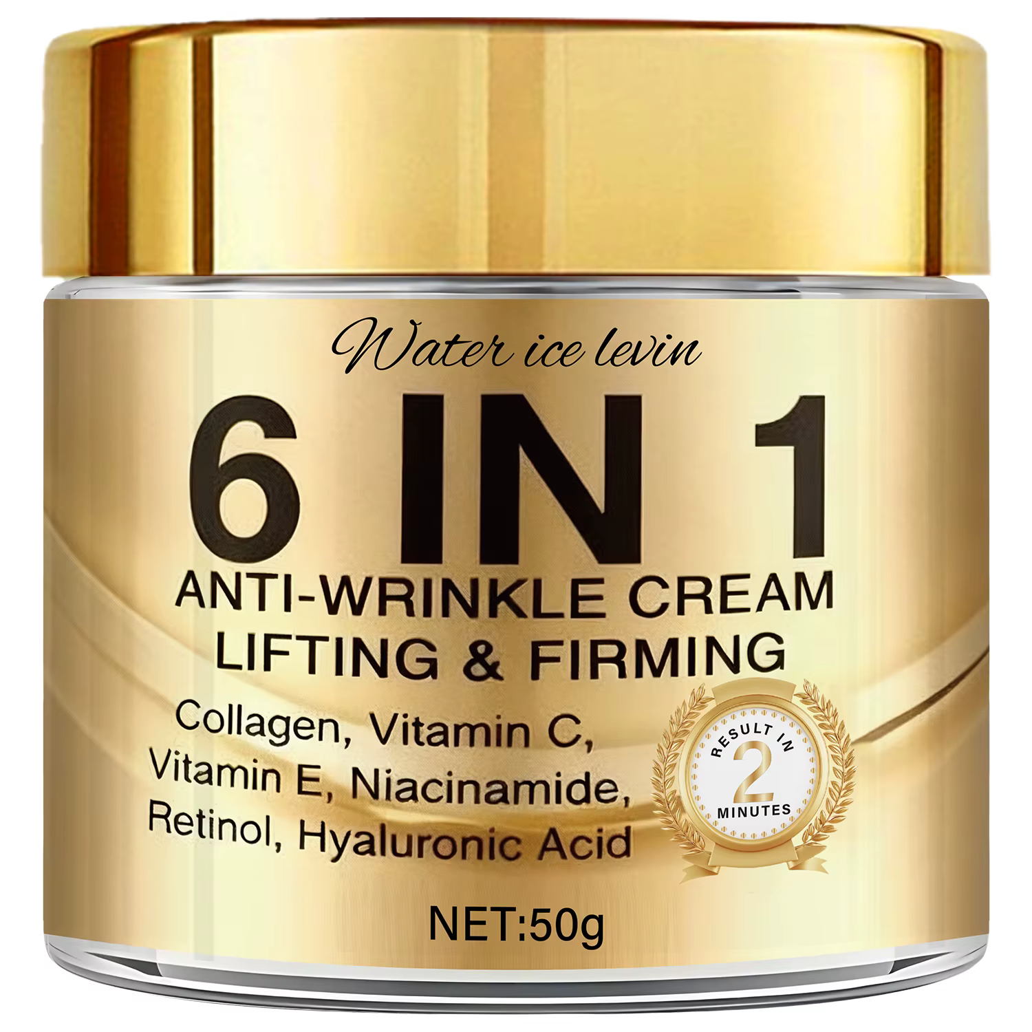 Crème 6 en 1 avec collagène, rétinol et acide hyaluronique, qui lift, raffermit et nourrit pour une 