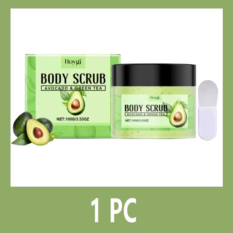Gommage corporel au matcha et au sel marin, exfoliant, nettoyant en profondeur, hydratant, élimine l