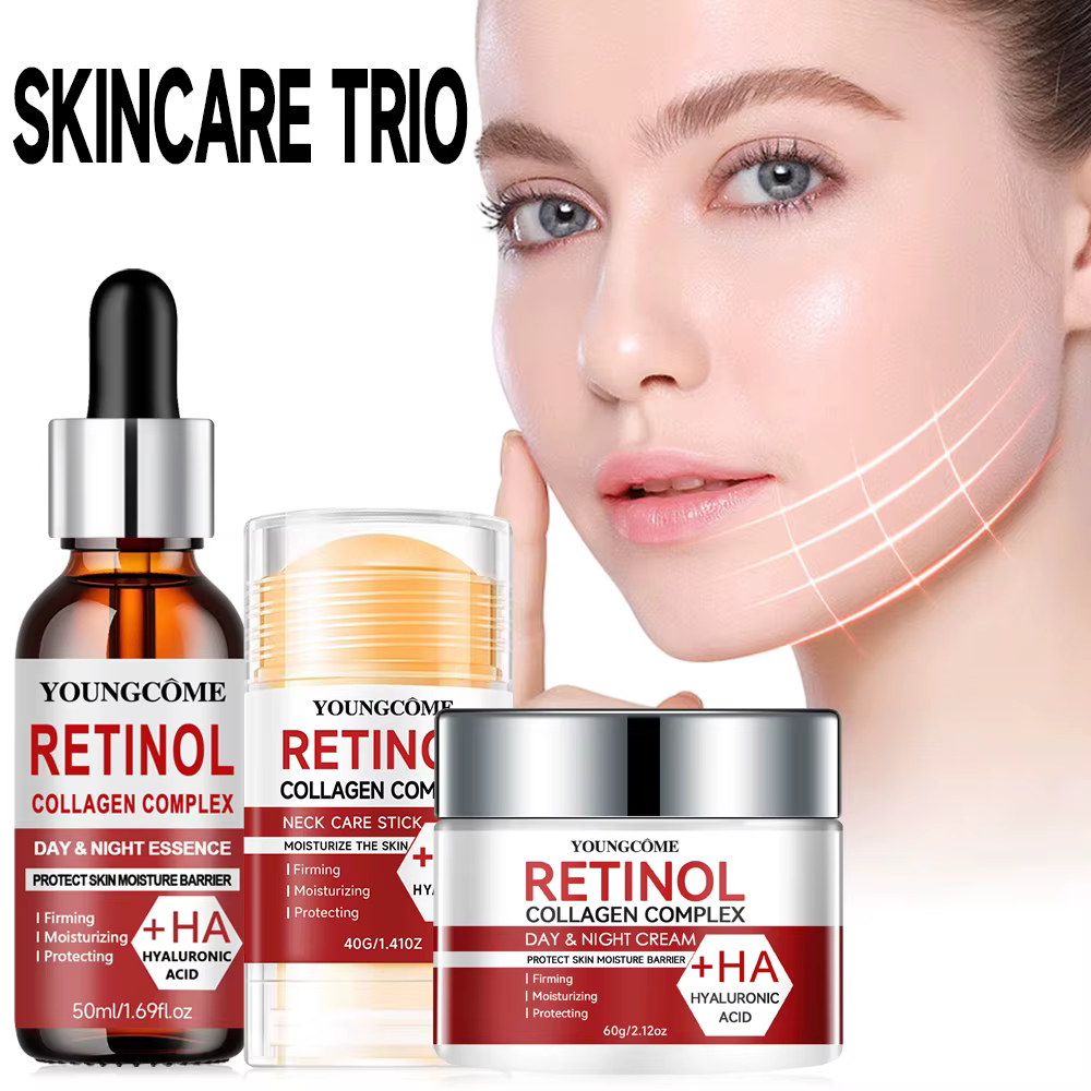 Ensemble de crème de nuit pour le cou et le visage pour femmes