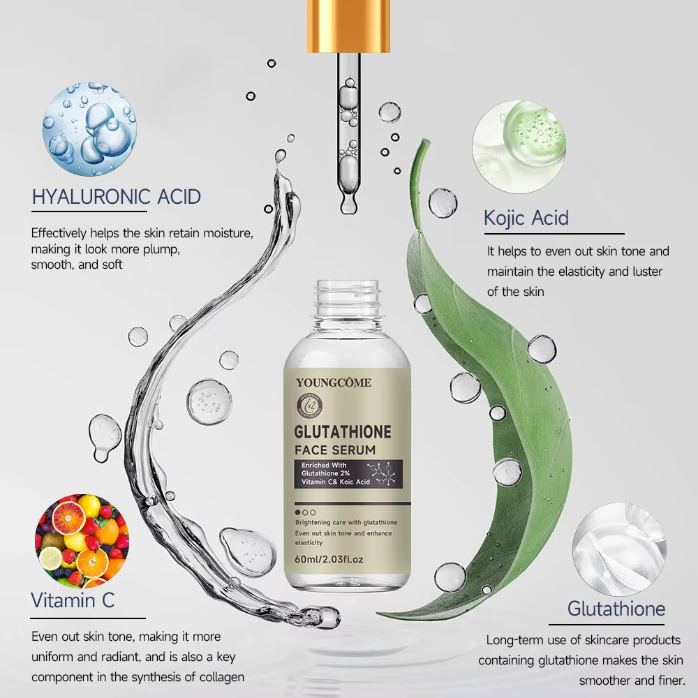 Sérum au glutathion pour le visage pour éclaircir la peau