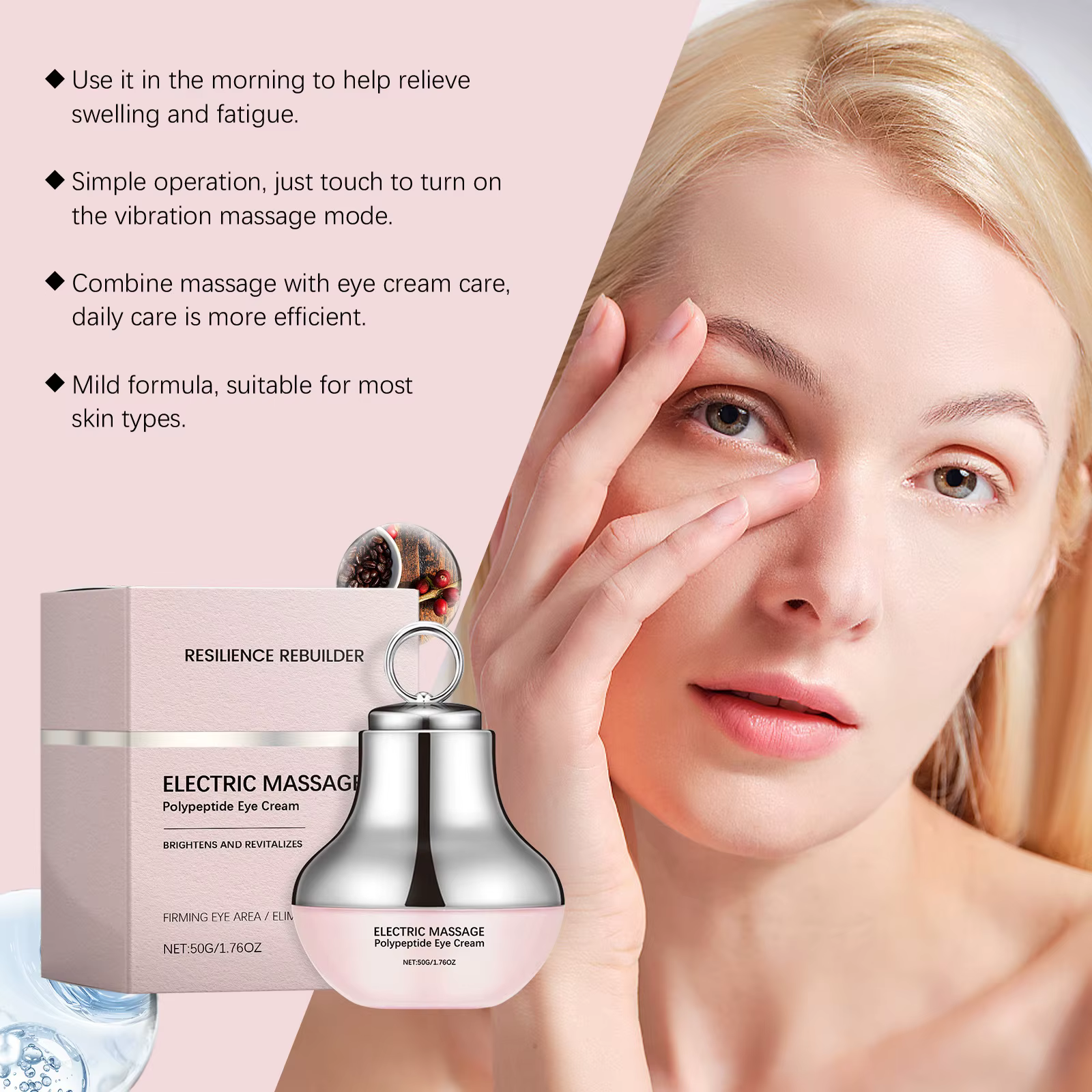 Crème pour les yeux raffermissante électrique