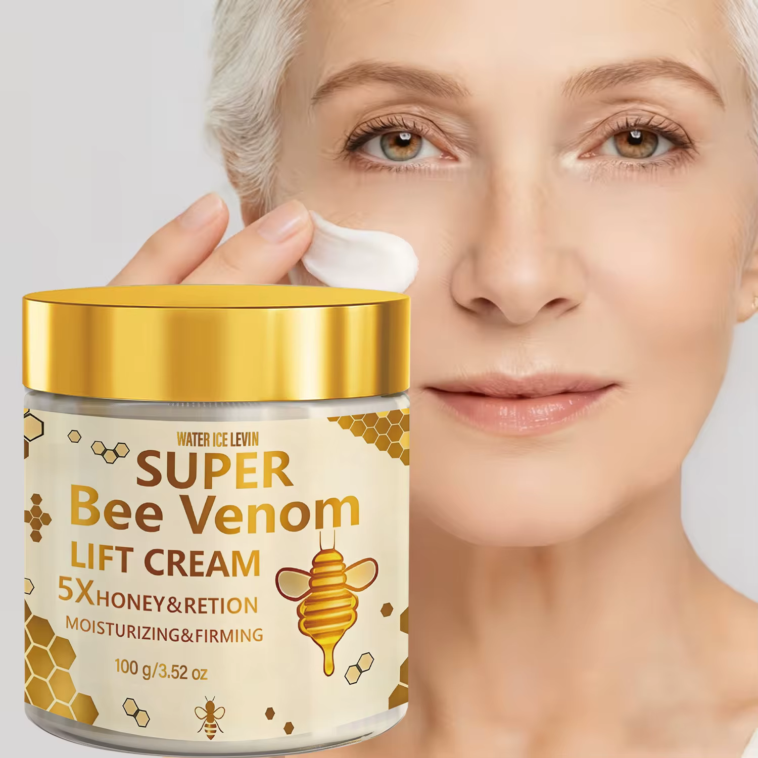 Crème raffermissante pour le visage au venin d'abeille