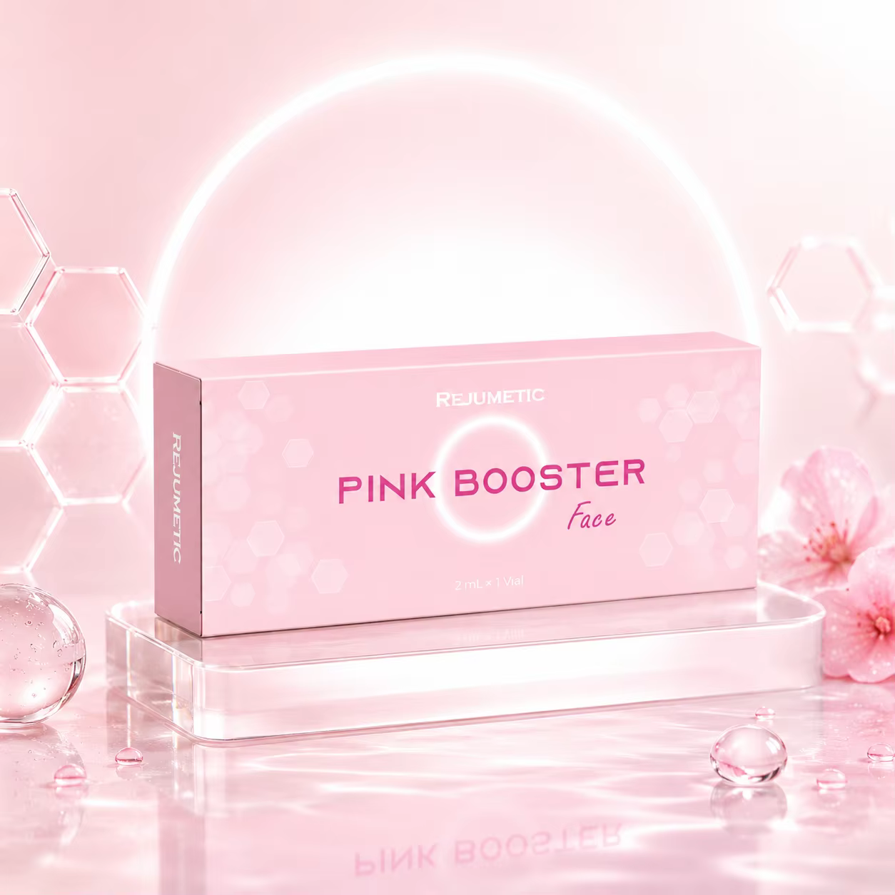Sérum Booster Rose à l'Acide Hyaluronique pour les Lèvres et le Visage – Nouveaux Produits de Beauté 2026 – Kit de Soins Coréens pour la Peau