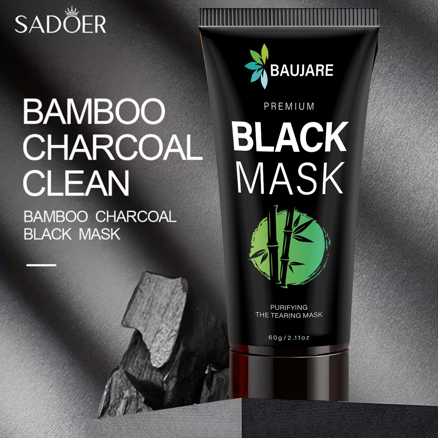 Masque Peel Off Premium pour points noirs au charbon de bois et Centella