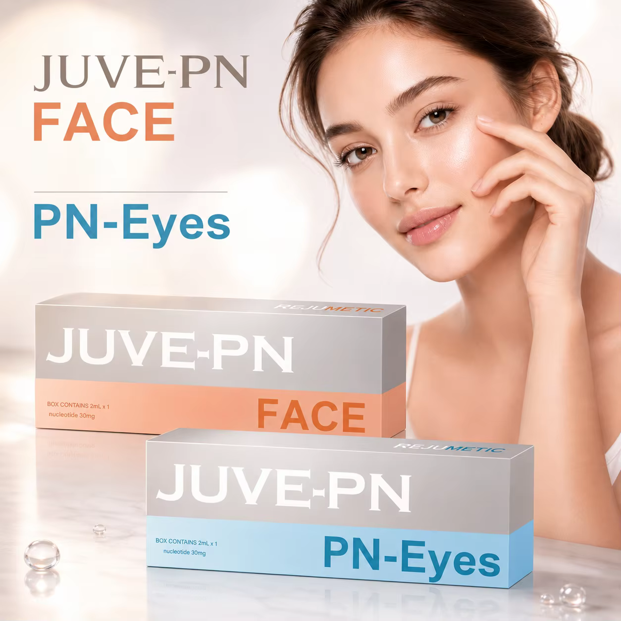 Sérum PN PDRN à l'acide hyaluronique pour le visage et les yeux