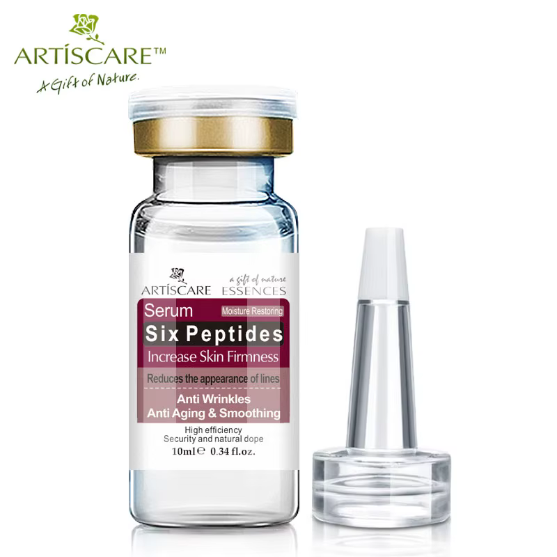 Six peptide crème anti-rides vieillissement hydratant blanchissant lifting visage peau réparation essence liquide