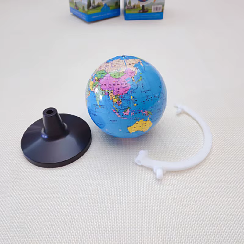 Petit Globe du Monde avec Support, Carte de Géographie, Jouet pour Enfants, Attro d'ulus ents, Pays, Service als