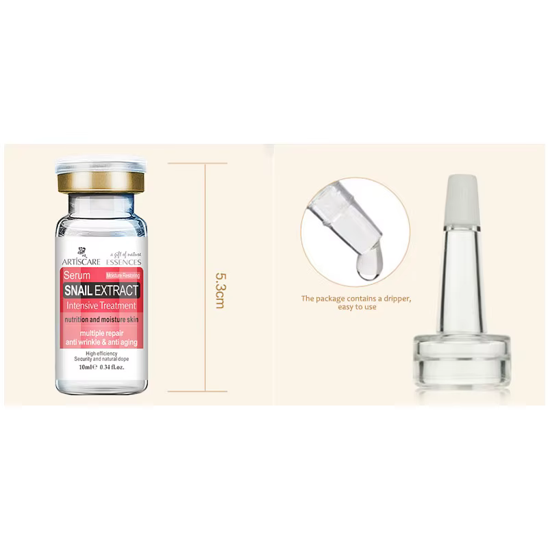 ARTISCARE sérum d'escargot 3 pièces hydratant réparation visage éclaircir