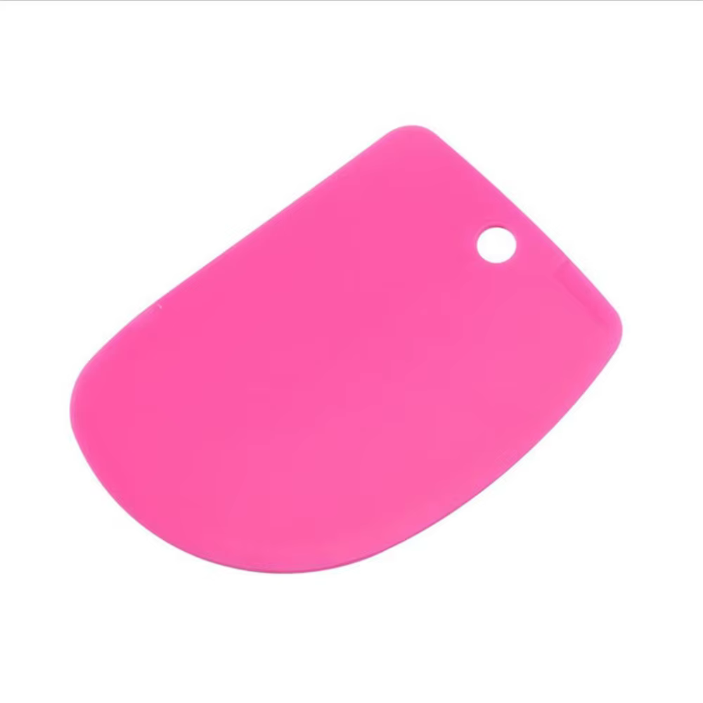 Coupe-pâte à gâteau, trancheuse, spatule pour gâteau, grattoir à crème, coupe-pâte, grattoir, dents irrégulières, bord, bricolage plus lisse, 3 pièces par lot