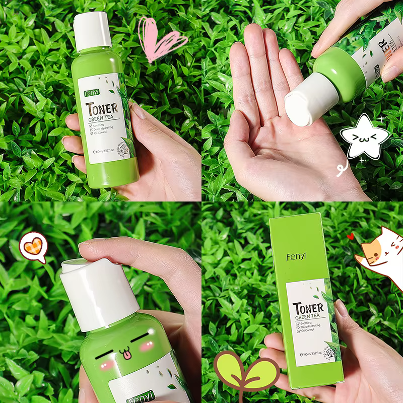 Tonique hydratant pour le visage au thé vert