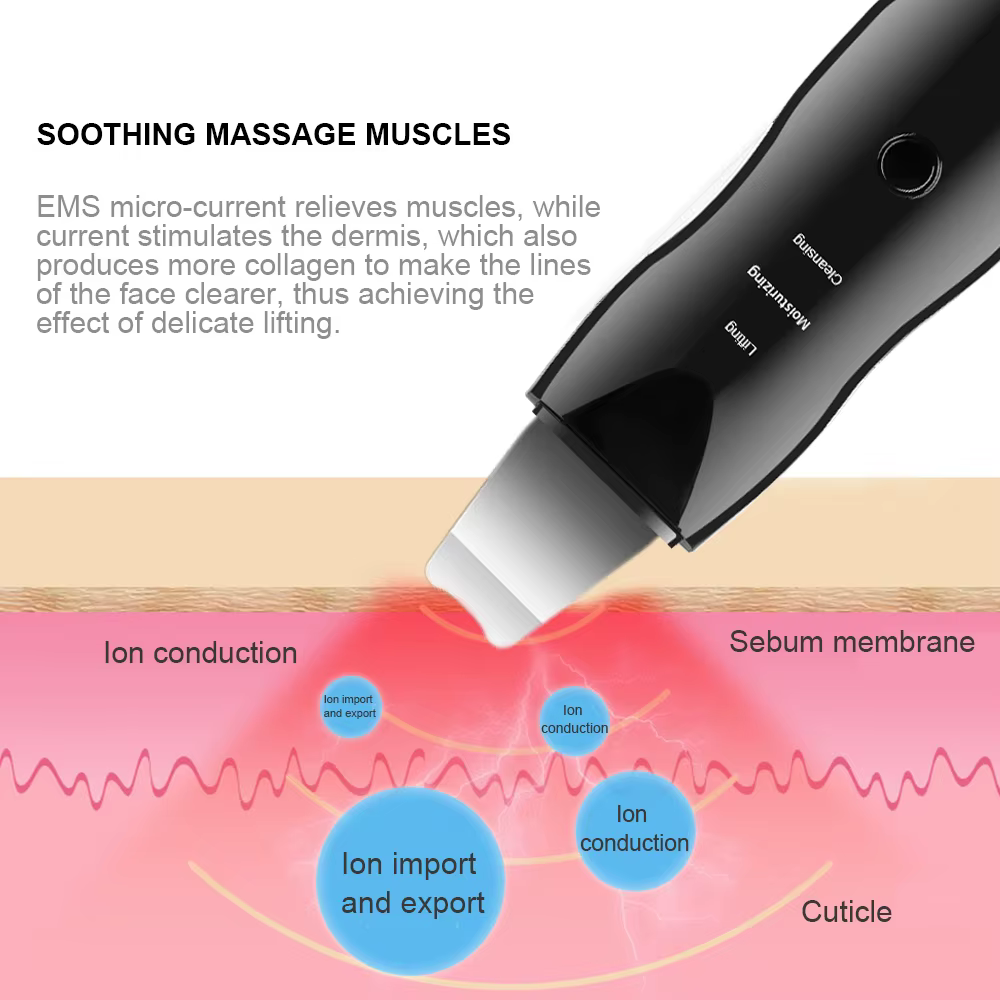 Épurateur de peau du visage à vibrations
