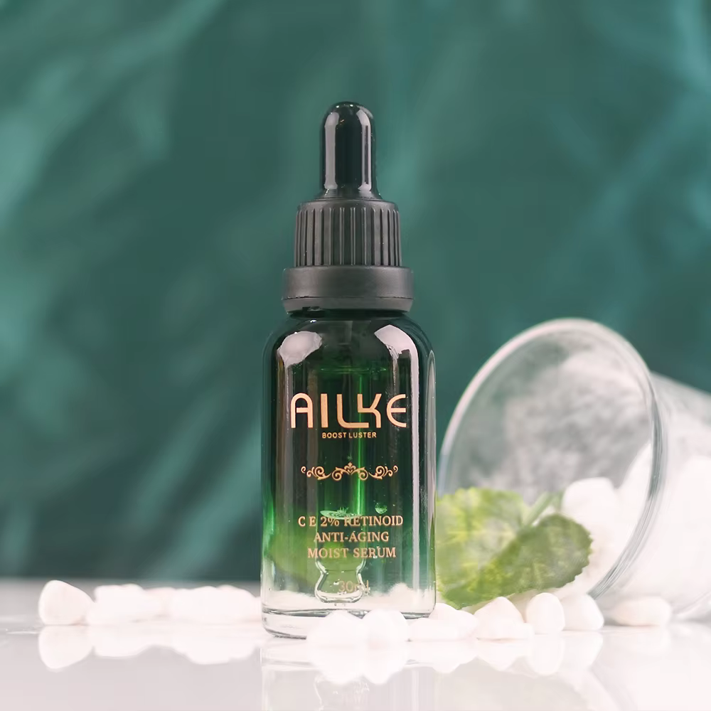 AILKE Sérum visage anti-rides humide rinoïde avancé, sérum rétinol pour éclaircir, raffermissant, hydratant, correcteur des taches foncées