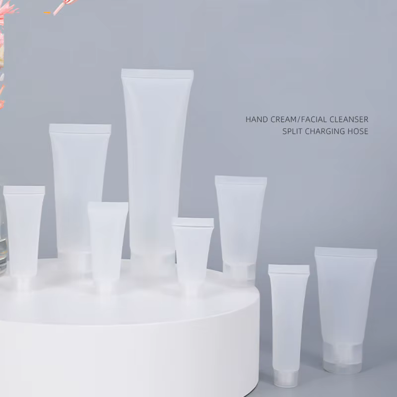 Tube Souple en Plastique Givré pour Crème à Presser