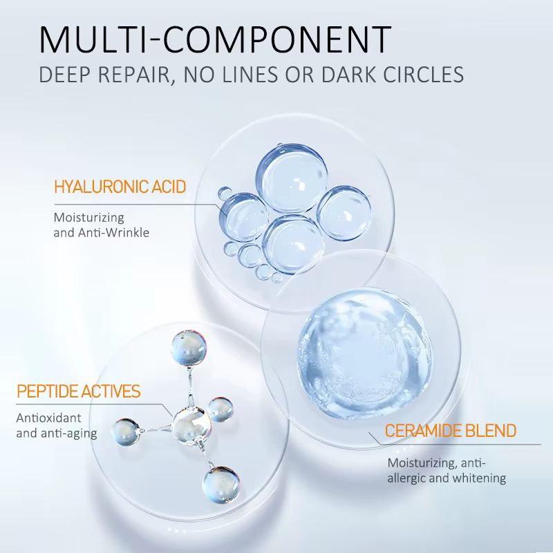 Crème aux peptides pour les yeux