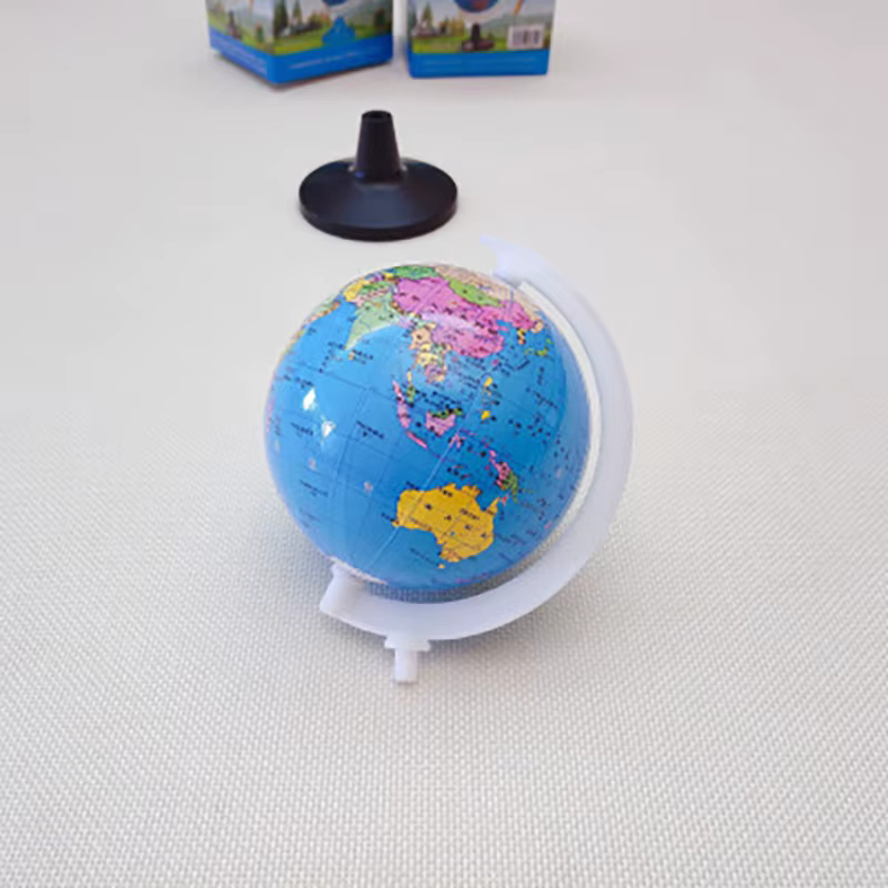Petit Globe du Monde avec Support, Carte de Géographie, Jouet pour Enfants, Attro d'ulus ents, Pays, Service als