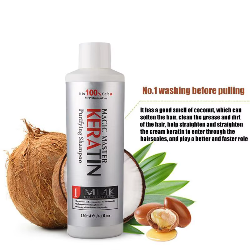 Magic Master KerBrian-Traitement sans formol, shampoing supporter fiant pour lisser les cheveux crépus, peigne pour cheveux bouclés, expédition rapide