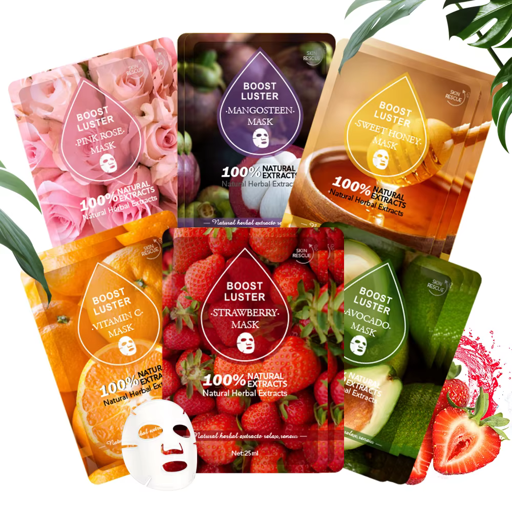Masque facial hydratant éclaircissant AILKE avec vitamine C