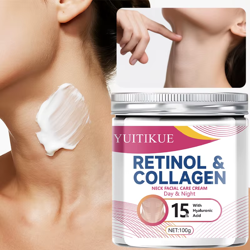 Crème au collagène pour le cou qui réduit les rides du cou