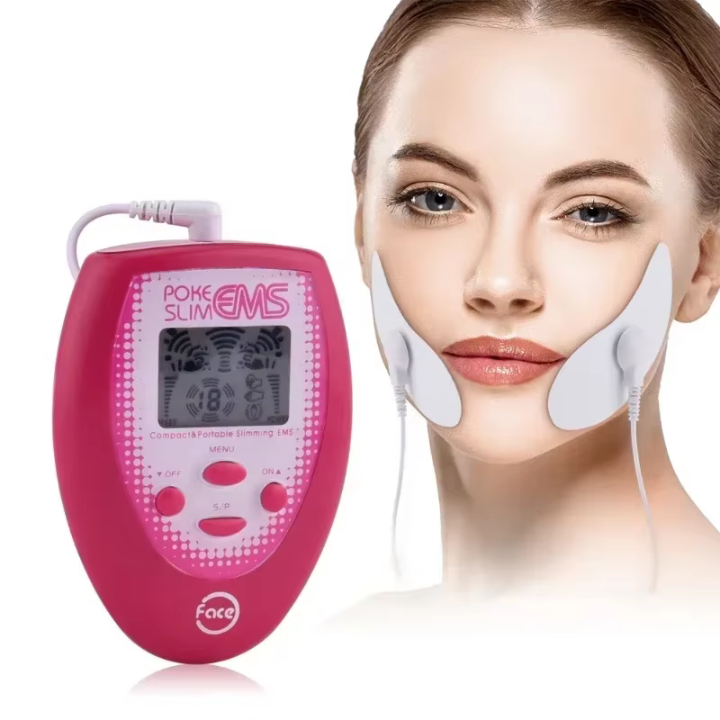 Masseur facial EMS à impulsions basse fréquence