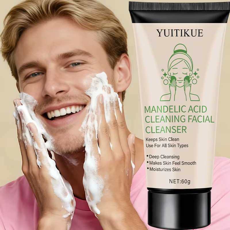 YUITIKUE Nettoyant pour le visage 60g - Formule à l'acide mandélique