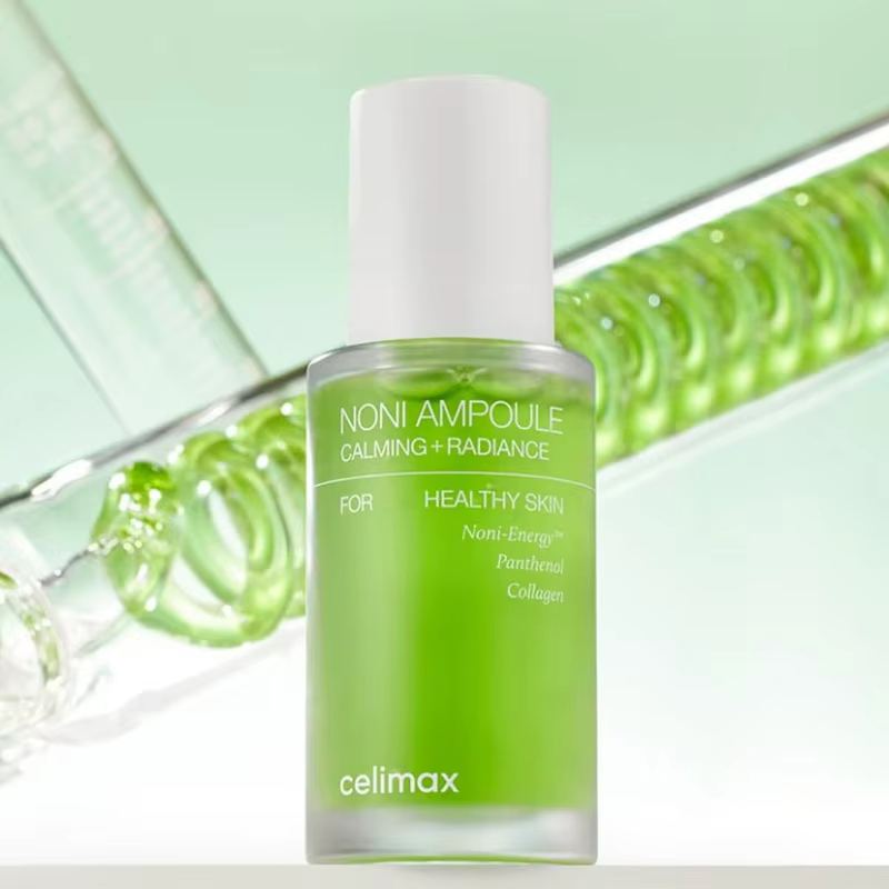 Sérum Visage Celimax à l'Extrait de Noni – Essence Nourrissante Coréenne Anti-rides Hydratante Atténuant les Ridules – Ampoule Énergisante pour Soins de la Peau