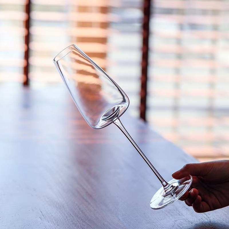 CRISON-Verres de Cocktail à Champagne en Forme de Flûte en Verre de Clip Ultra-Mince, Faits à la Main, pour ixde Mariage, PNT03