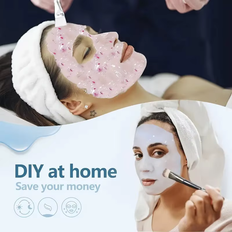 Masque visage à la gelée d'acide hyaluronique