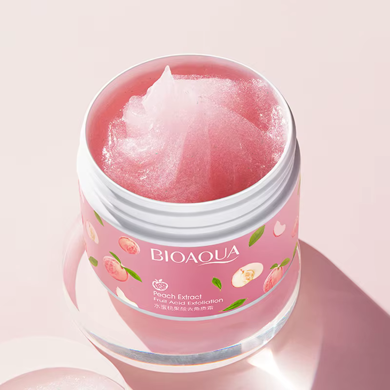 BIOAQUA miel pêche exfoliant crème pour le visage gommage