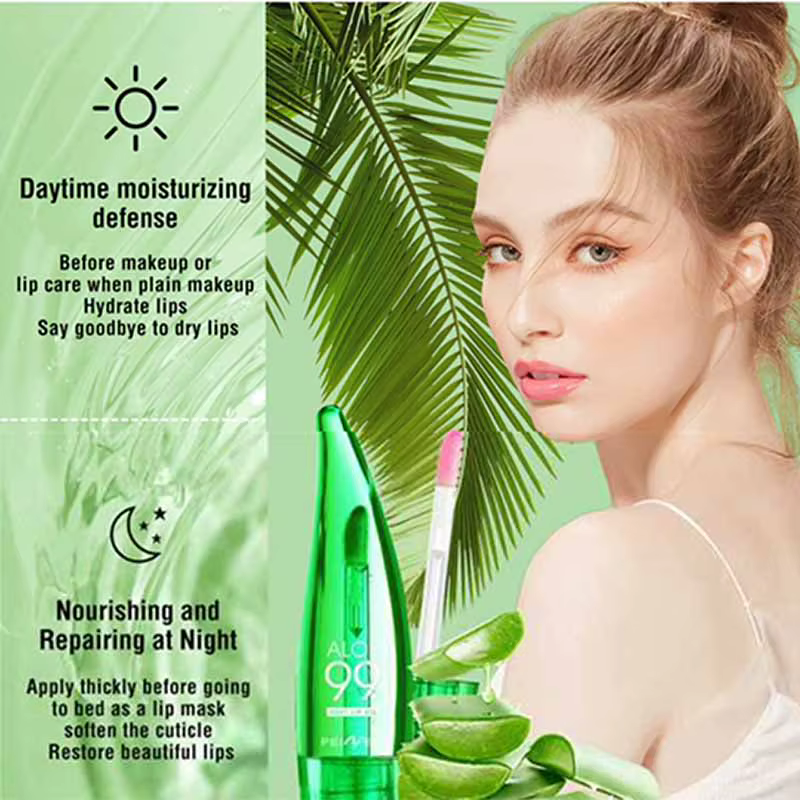 Le baume à lèvres hydratant chauffant à l'aloe vera est un produit de soin