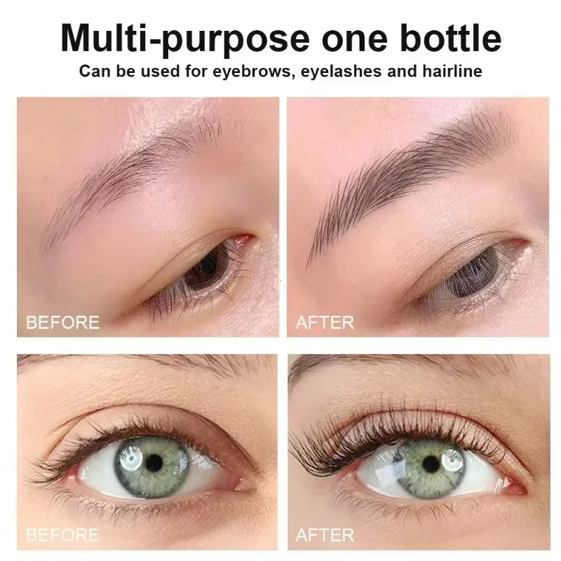 Sérum de croissance des cils et des sourcils, croissance rapide, prévention de la perte de cheveux, traitement endommagé, produits de soins pour le maquillage des yeux épais et denses, nouveau 2024