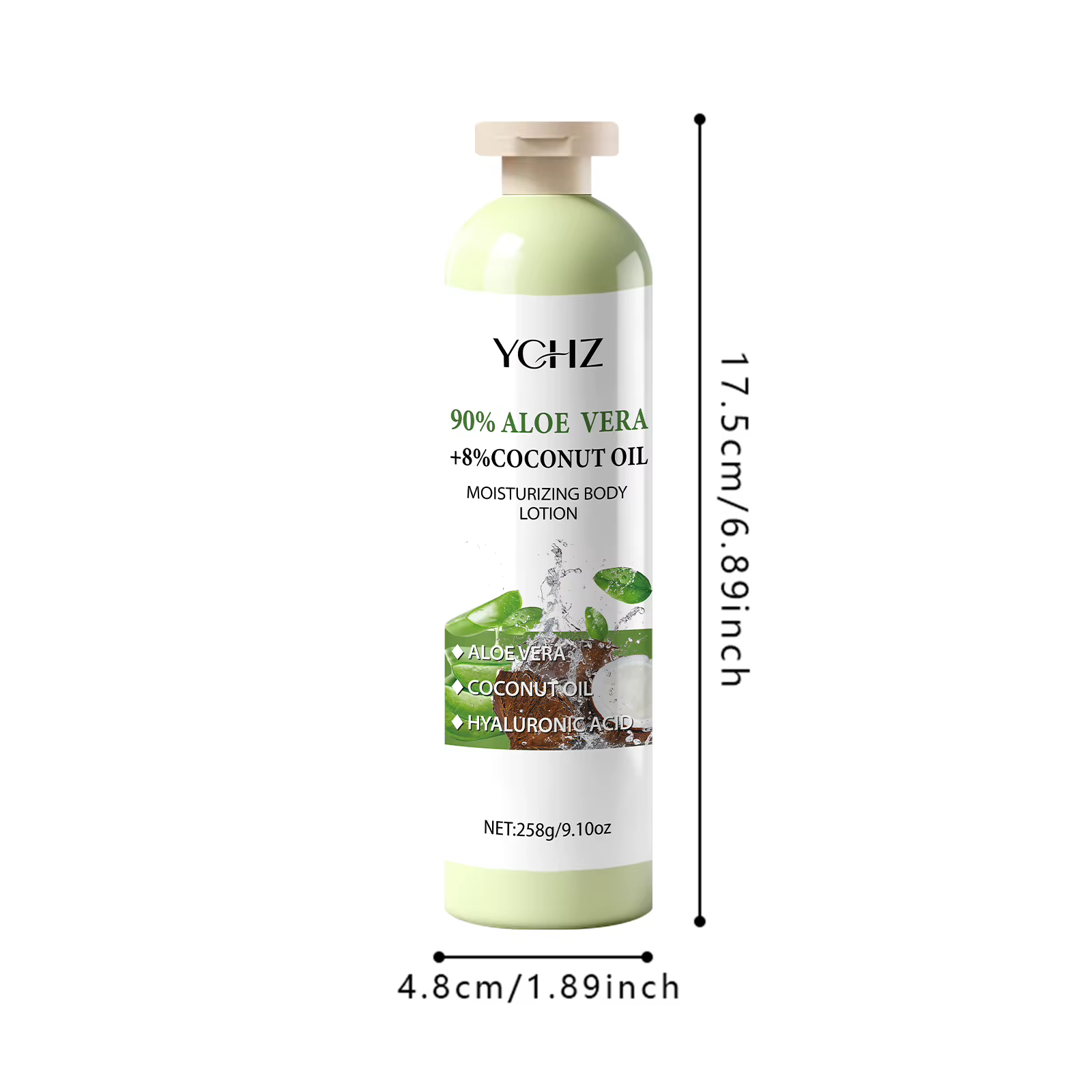 Lotion hydratante pour le corps à l'aloe vera
