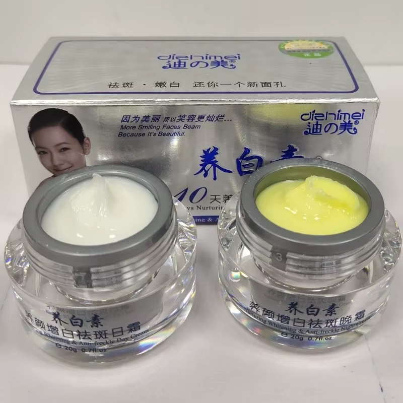 DIZHIMEI 10 jours nourrissant blanchissant Anti-taches de rousseur jour et nuit crème ensemble visage hydratant soins de la peau