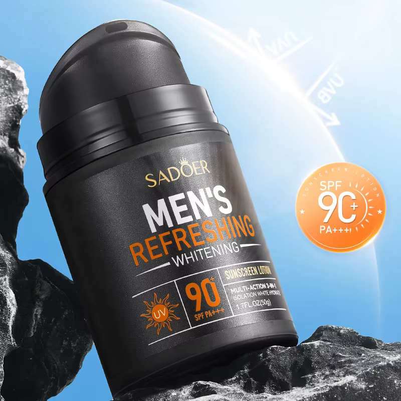 SAODER crème solaire pour hommes pour visage cou corps bloqueur
