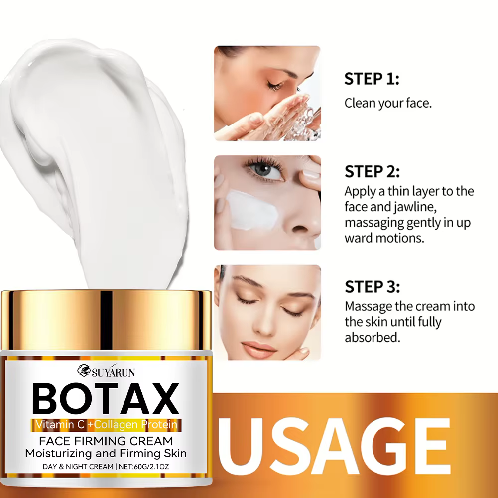 SUYARUN Crème visage anti-âge professionnelle Botax | Formule de réduction des rides et de raffermissement de la peau |