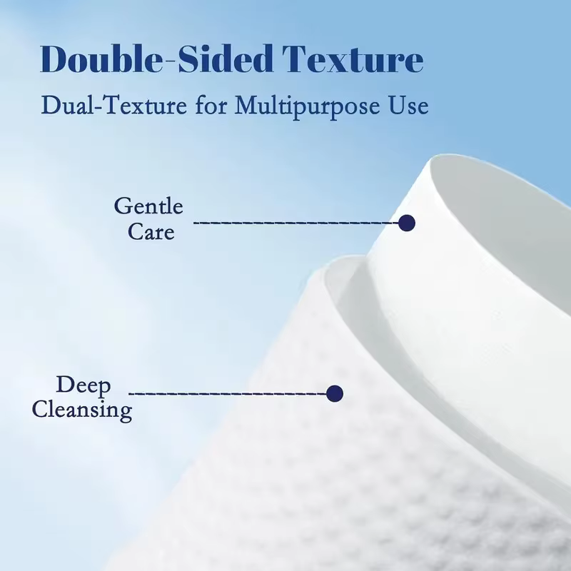 Nouvelles lingettes nettoyantes jetables pour le visage