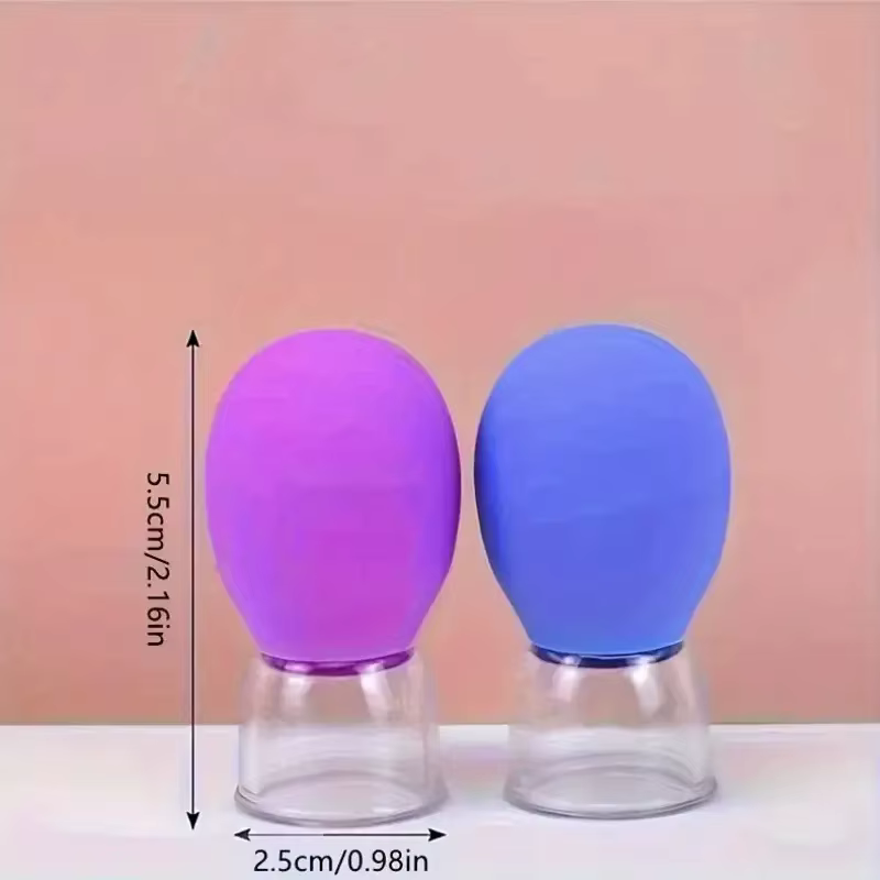 Tasse de massage liftante du visage : aspiration sous vide pour raffermir les ridules du menton et du sourire