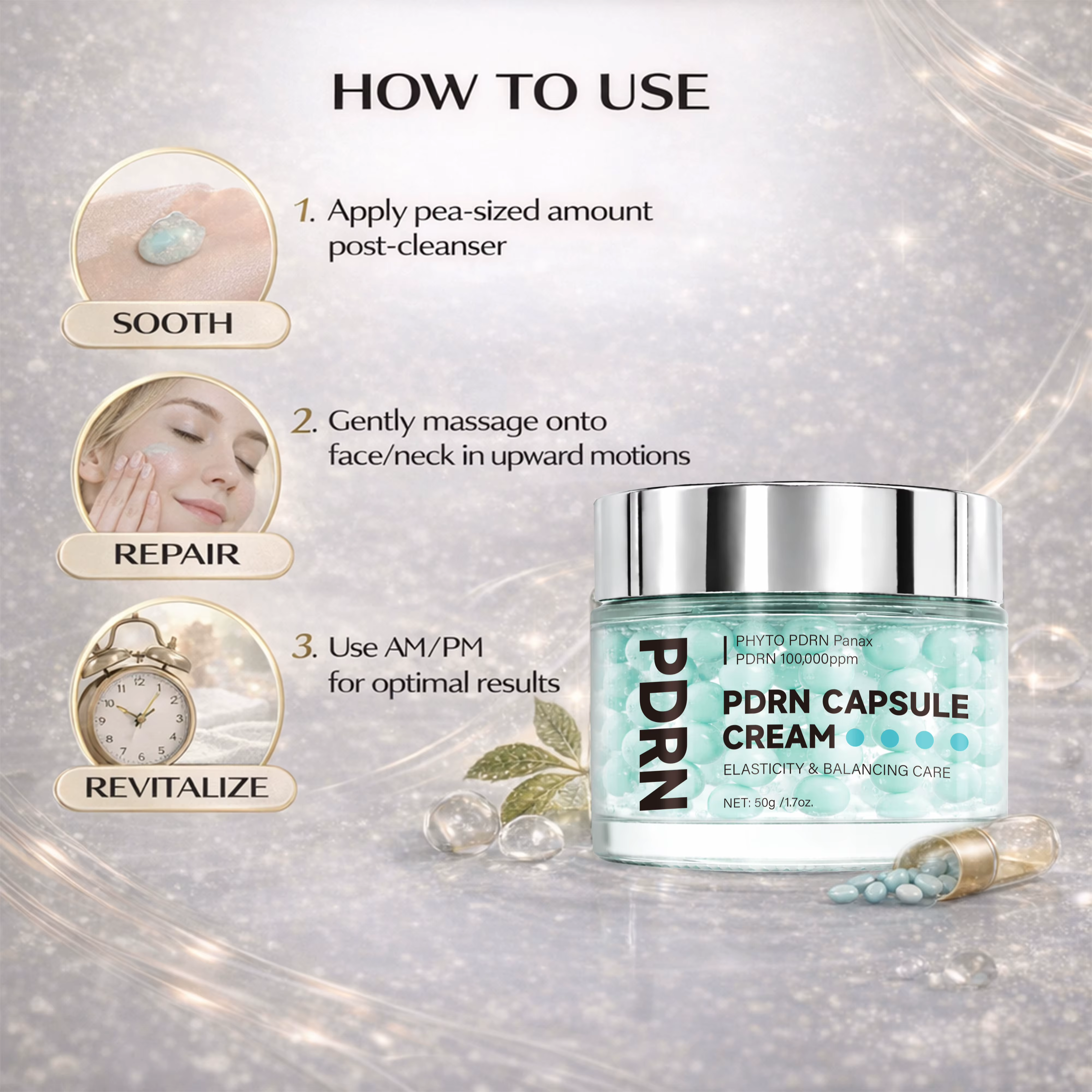 Crème en capsules PDRN 100