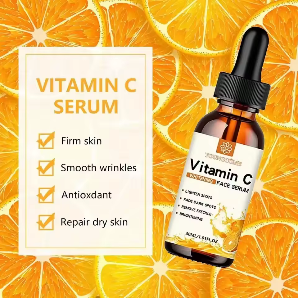 La vitamineC contient l'acide hyaluronique éclaircissant