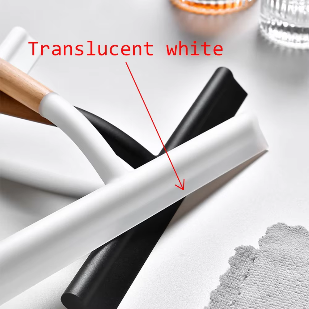 Petit essuie-glace polyvalent en Silicone pour salle de bains, grattage de lavage, outil de nettoyage de vitres de cuisine et de vitres domestiques