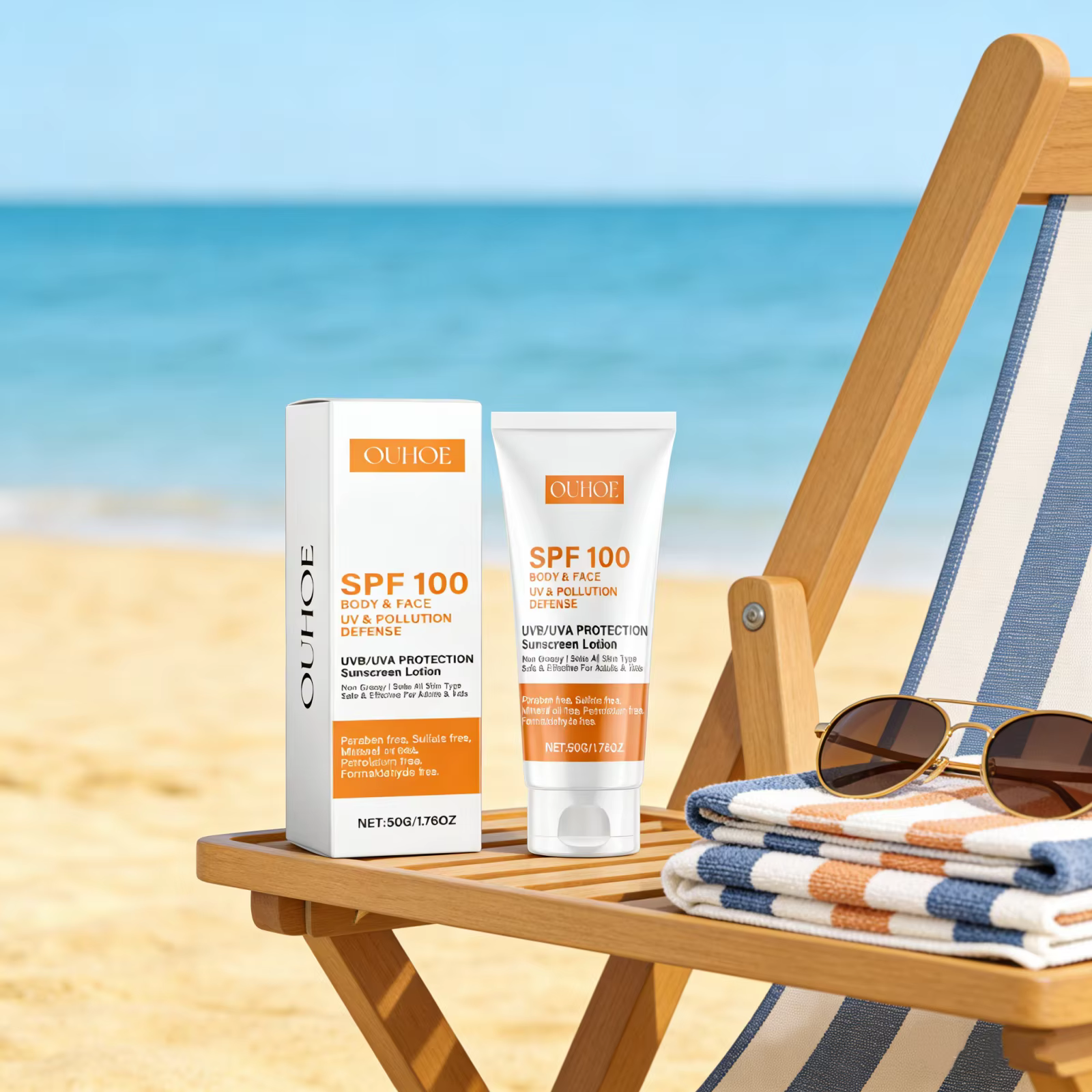 Lotion solaire anti-âge SPF100