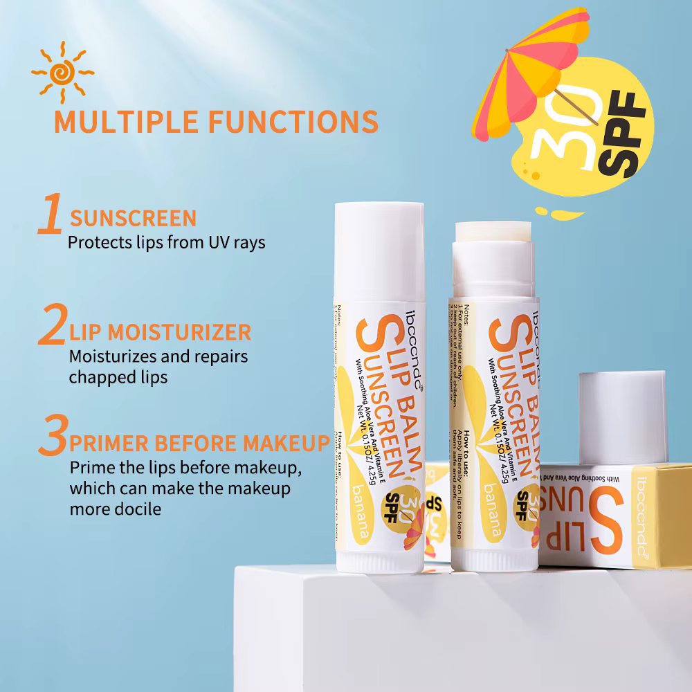 Nouveau baume à lèvres de protection solaire SPF30