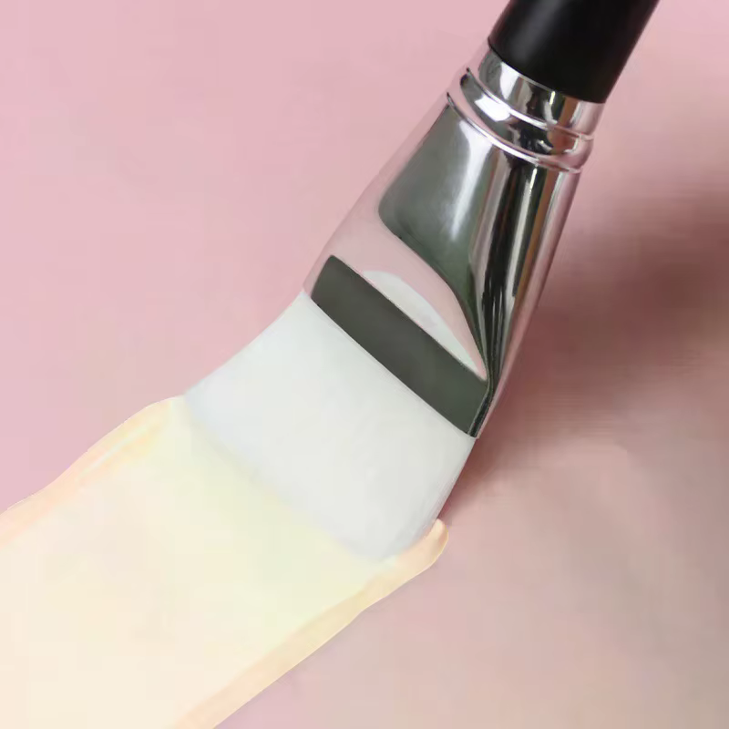 Brosse pour masque Facial fin à tête plate