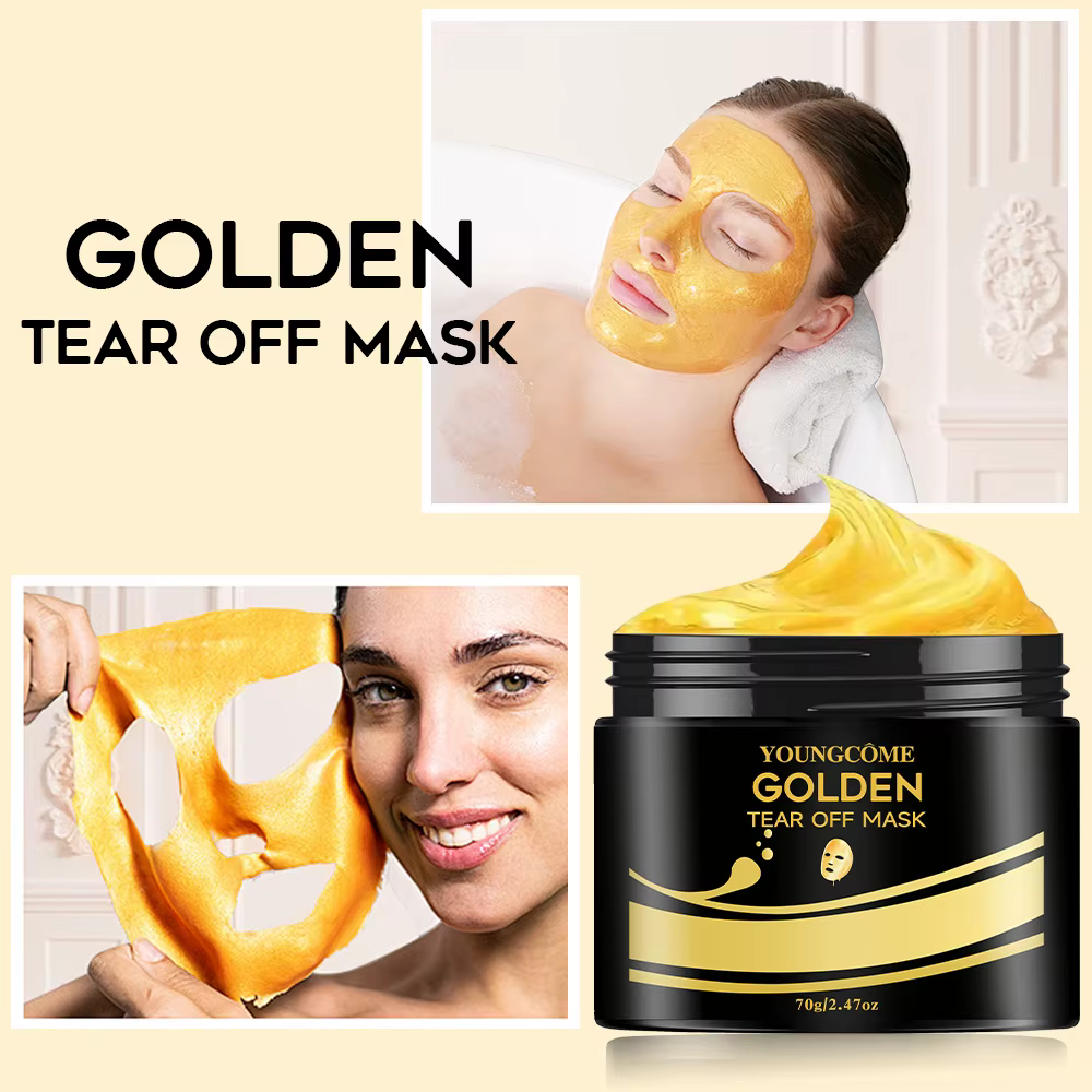 Masque à déchirer en or 24K
