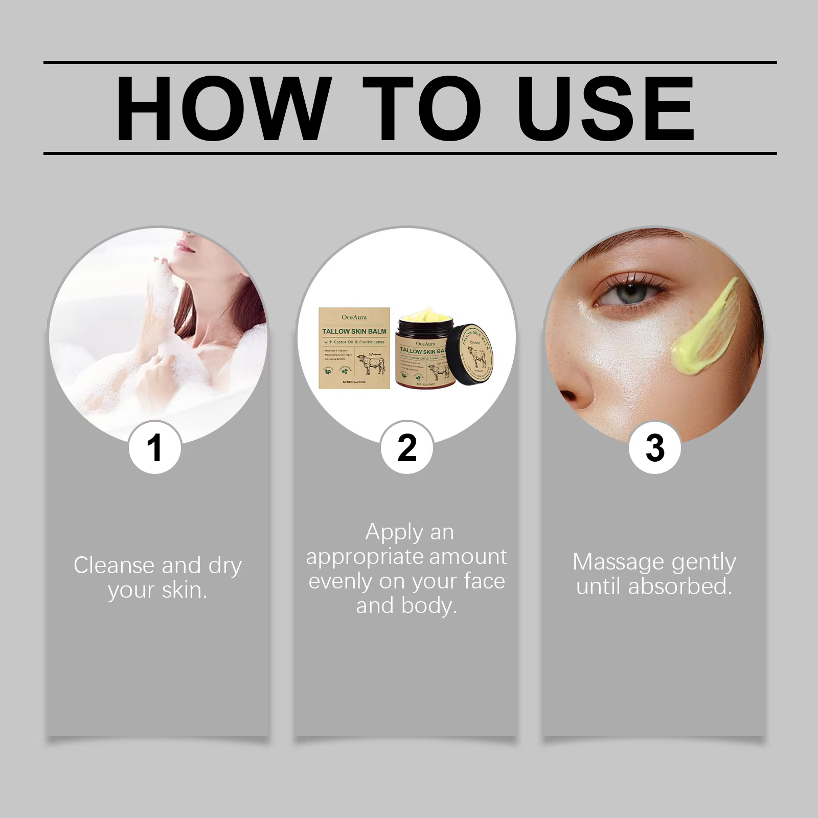Baume hydratant pour le visage