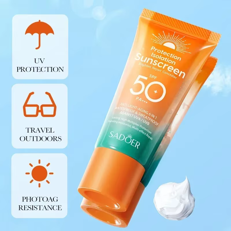 Crème solaire SPF 50+ pour le visage