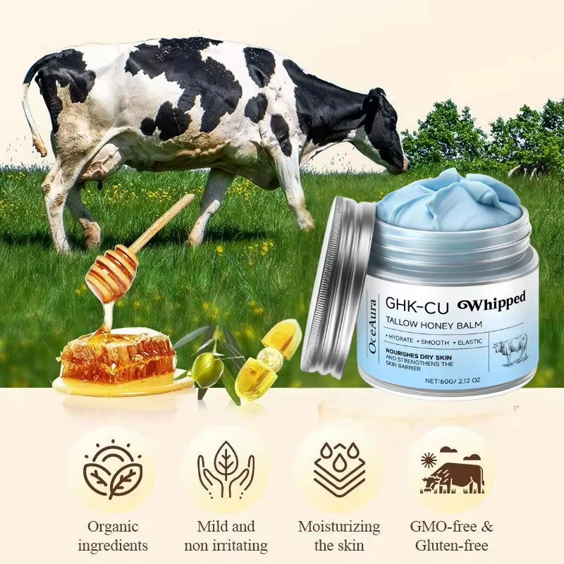 Baume bleu hydratant visage et corps au cuivre (GHK-Cu)
