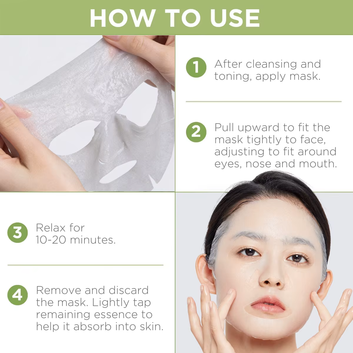 Masque MEDIHEAL, Complexe Apaisant et Clarifiant