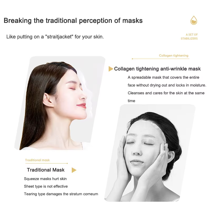 Kit de masque en poudre lyophilisée pour le visage